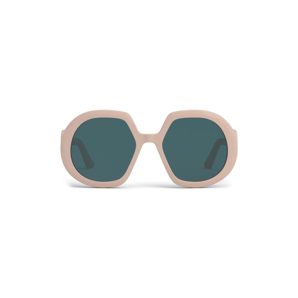 Dior 56mm Oval Pink Sunglasses Size OS